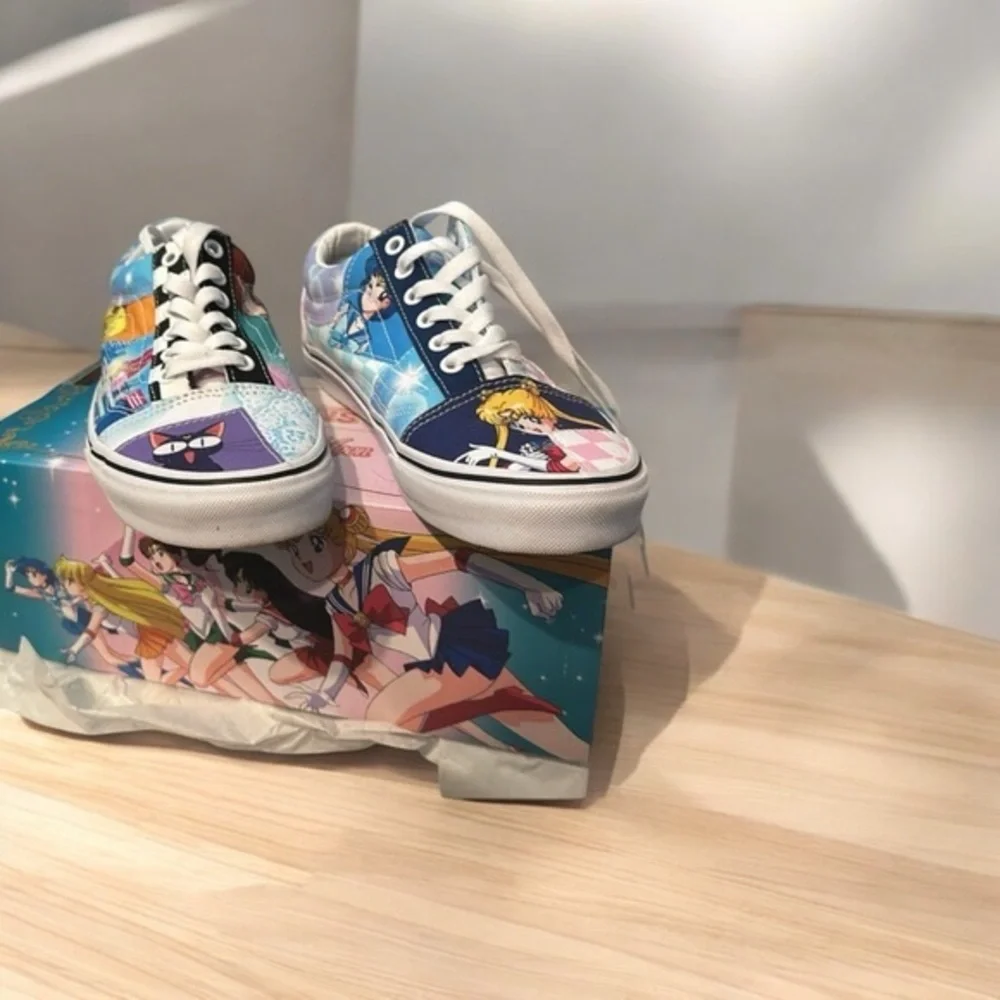 Vans Old Skool Patchwork Pretty Guardian Sailor Moon size 7.5 women’s
